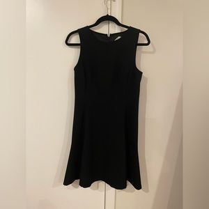 Sleeveless Black Theory Flare Dress